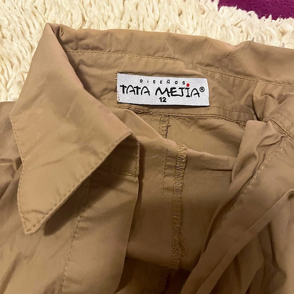 Tan Cargo Romper - Picture 4 of 4